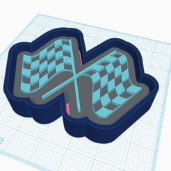 race-flags-short-pole.png Archivo STL Banderas de carrera asta corta・Modelo para descargar y imprimir en 3D
