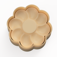 1.png Flower - Jam /JELLY/ JELL-O - Cookie Cut and Press - Thumbprint Cookie Cutter