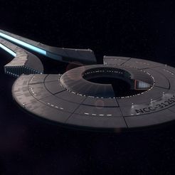 dmitryraven-fed-friendship-class-art-1.jpg Download free STL file USS Thant - Star Trek Discovery 32nd Century • 3D print design, daniermac