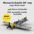 Messerschmitt-cover.png Brick Style WW2-Airplane Messerschmitt BF 109