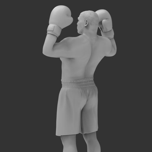 OBJ file Mike Tyson LightWeight・Model to download and 3D print・Cults