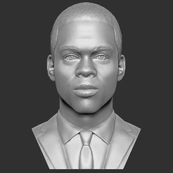 1.jpg STL file Chris Rock bust for 3D printing・3D printer model to download