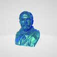 2.png Theodore Roosevelt bust WIREFRAME VORONOI WIREMESH MESH