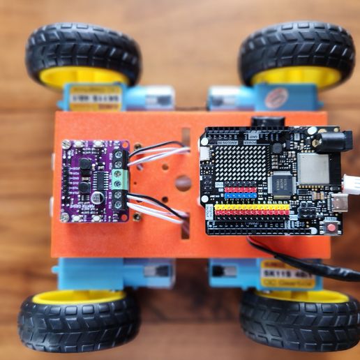 7.jpg 4WD chassic car Arduino Roboter