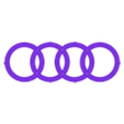 audi logo.stl audi logo