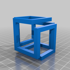 Cubo_Imposible_1.png Free STL file CHALLENGE - CUBE - Impossible to print・3D printer model to download
