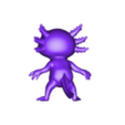 ajolote 3D.obj Axolote