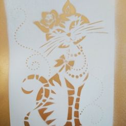 2b2b0f8e9f4cb30876bdaf55440e6507_display_large.jpg Бесплатный STL файл Cat Stencil・3D-печатная модель для загрузки