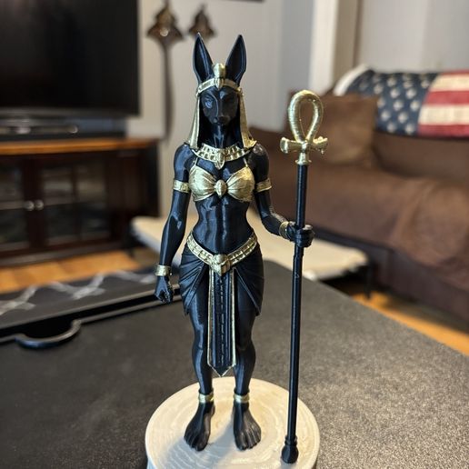 Anput: Egyptian goddess of the afterlife, protection, and funerary rites 3D model