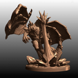 2021-02-19_06-47-49.png Alert Ice Drogon statuette (HQ for 3D print)