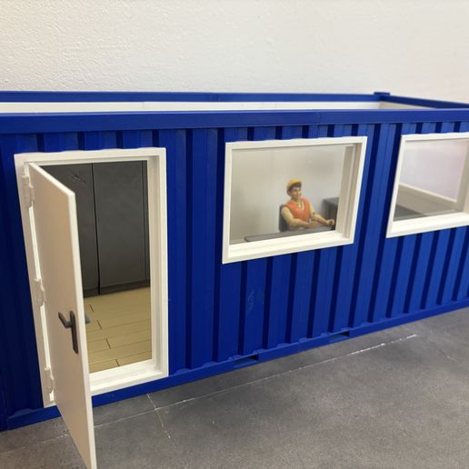 20ft-Containers-with-office.jpg Conjunto de cantina elevada / sala de descanso / contentor de escritório incluindo mobiliário e acessórios e escadas 1/14