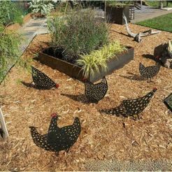 55277809c2a05e1b798a181068987ef190bc4cde.jpg Free STL file Makeit Straight face Chicken Home and Garden Decoration - Easter・3D printer model to download