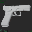 222.png Glock 19X - 全尺寸 1:1 3D 扫描复制品｜道具，非功能性 STL G19X