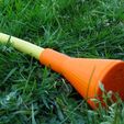 DSC00096 (Personnalisé).JPG Free STL file Watering can to be fixed on a pipe・3D printable model to download