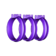 Tri-cluster-rounded-lip-band-size6-7-8.STL Fichier STL Bague à diamants à lèvres arrondies et à grappes triangulaires, modèle d'impression 3D・Modèle à télécharger et à imprimer en 3D