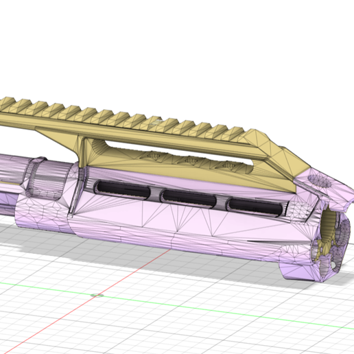 🔫 upper aug a2/3 witl rail picatinny・ STL File for 3D printing・Cults