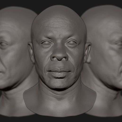 👾 Dr Dre likeness sculpt 3D model・ OBJ File for 3D printing・Cults