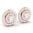 710V-3D-R.jpg 🔥 Double Halo Round Diamond Stud Earrings CAD Model (710V) 💎