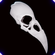 cuervo3.png Raven skull mask Máscara de craneo de cuervo