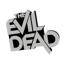 2.png STL file 3D MULTICOLOR LOGO/SIGN - The Evil Dead・Template to download and 3D print