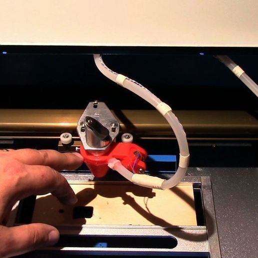 eBay K40 CO2 Laser Air Assist and Aiming Nozzle - Remix