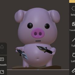 3D6A710C-FE03-4BFF-8464-5FF126842915.jpeg Fichier OBJ gratuit Couteau Piggy・Objet imprimable en 3D à télécharger