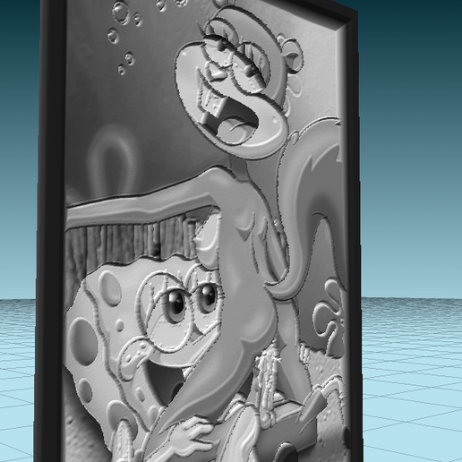 🧽 Sponge bob in doing the squirl・ STL File for 3D printing・Cults