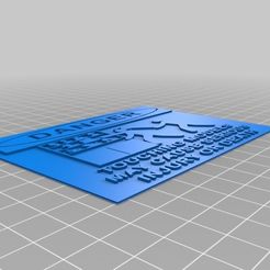 e42829239160db16924fd6bc4c46e792.png Free STL file do not touch・3D printable design to download