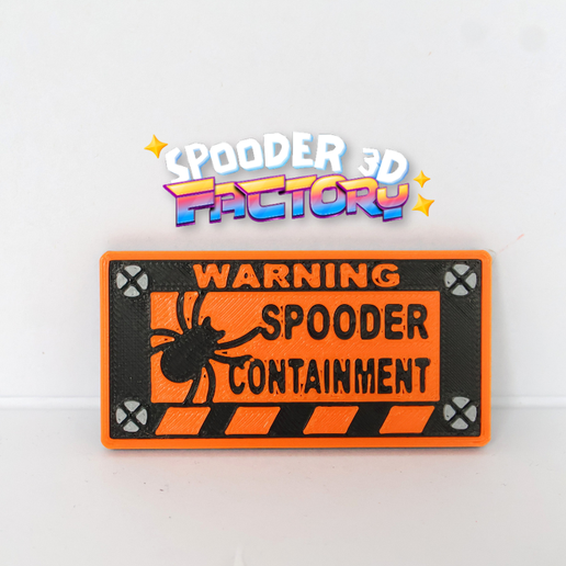 Jumping Spider Magnet Sign for Enclosure