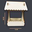 Bird-Feeder-2-4.jpg 3D Birdhouse Feeder SVG Laser Cut Files Template (Version 2)