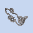 model-1.png Australian Gecko (1) COOKIE CUTTERS, MOLD FOR CHILDREN, BIRTHDAY PARTY