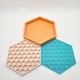 20221114_102938.jpg Hex Coaster Set (Single Extruder Print) VERSION MARQUÉE GRATUITE