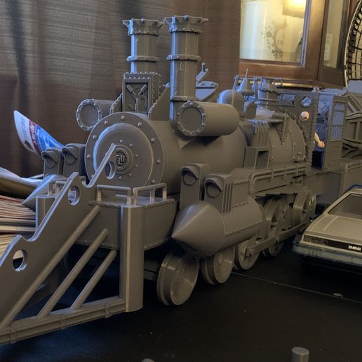 IMG_3454.jpg Back To The Future Train (Playmobil scale)