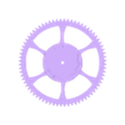 drumGear72.stl 3D Printed Galileo Escapement Clock with Hands