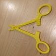 large_preview_IMG_7673.JPG Fully 3D Printed Locking Forceps / Hemostats with Interchangeable Tips