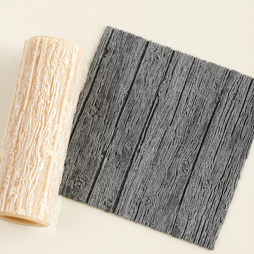 Aged Timber Plank Texture Roller – Seamless STL
