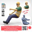 2 ats = OTT Two Free figures as welcoming Patreon members receive a minimum of 9 free figures Monthly Patreon.com/3DPminiatures Up to 70% Discount for back catalogue N5 construction worker driving
