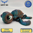 39.png ARTICULATED TURTLE MFP3D -NO SUPPORT - PRINT IN PLACE - SENSORY TOY-FIDGET