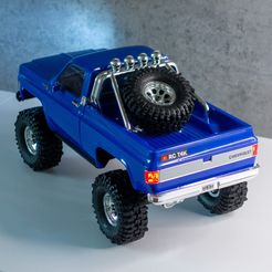 DSC02088.jpg STL file Adjustable spare carrier for Traxxas TRX-4M Chevrolet K10 High Trail 1:18・3D printing template to download