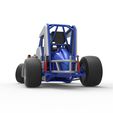 15.jpg Diecast Midget car while turning Scale 1:25