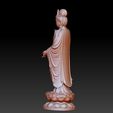 019guanyin3.jpg Guanyin bodhisattva Kwan-yin sculpture for cnc or 3d printer19