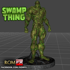 monstro do pantano impressao0.png Swamp Thing TV SHOW Figure Printable