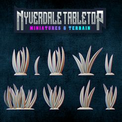 ZBrush-Document.jpg 3D file Grass・Model to download and 3D print