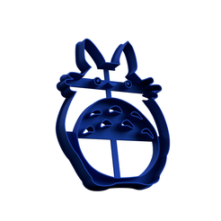 mi-vecino-totoro.png STL file my neighbor totoro cookie cutter・3D print model to download