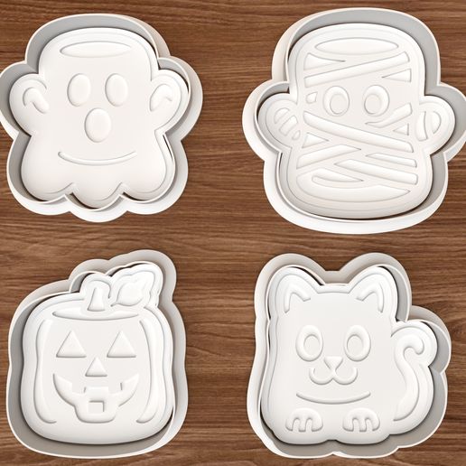 Halloween Marshmallow Cookie Cutter Set