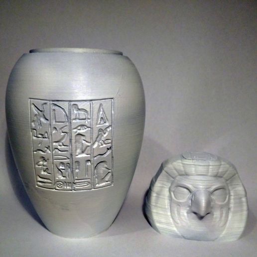 qebehsebuef03.jpg Download file Ancient Egyptian Canopic Jars • 3D print design, voxinaudita