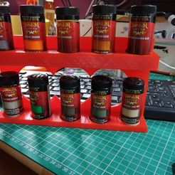 007.jpg Free STL file Airbrush paint Holder・3D print design to download