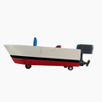 PhotoRoom-20230325_173009~2.png Spongebob Boatmobile (Boat car) paper clip holder - color separated