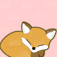 Sleeping-fox.png Cortador de galletas Zorro Durmiente