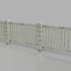 Cloture Triple.jpg HO Model Fence